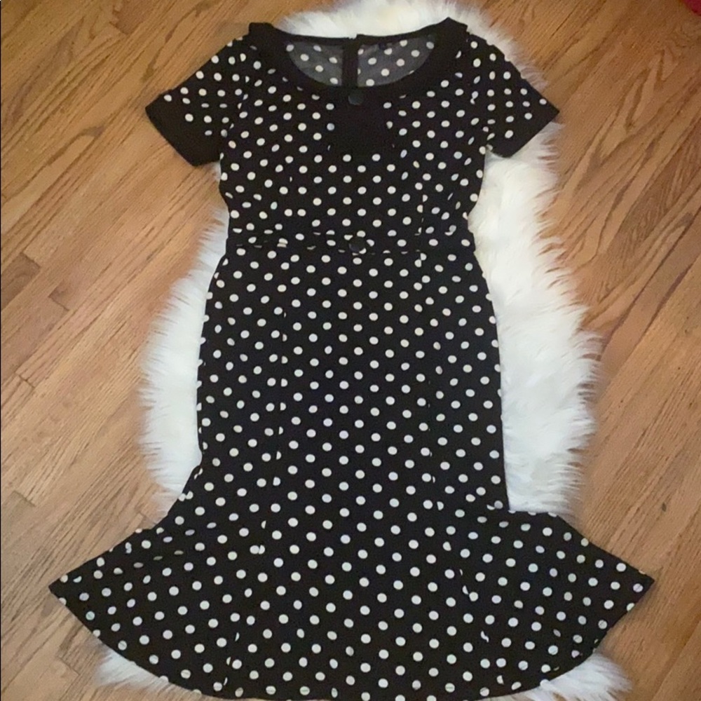 ❌SOLD❌Pinup polka dot dress